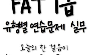 유형별 연습문제 실무🎥아이캔! 삼일 FAT1급