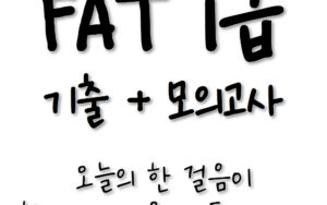 기출 + 모의고사 실무🎥아이캔! 삼일 FAT1급